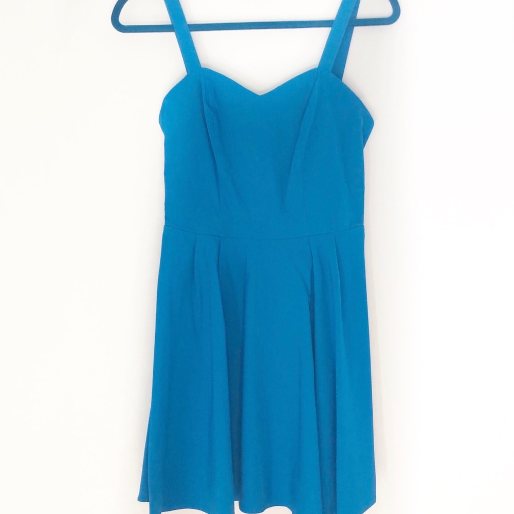 ASOS Royal Blue Open Back Skater Dress size 6